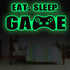 Eat Sleep Game Wall Decal Gamer Boy Wall Stickers Video Game Decor Gaming Controller Decals for Boys Room Kids Bedroom Home Playroom Decor(23.6 x ...