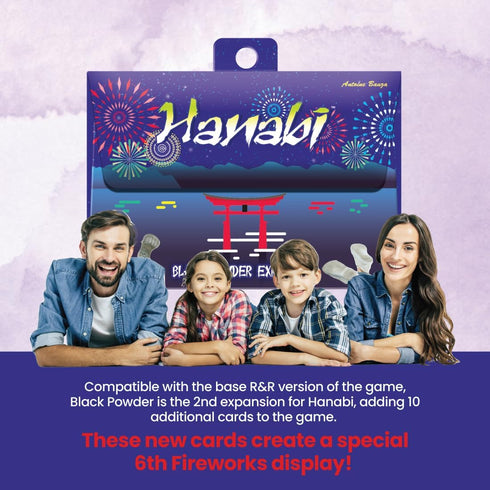 R&R Games Hanabi Black Powder Expansion Pack, Family Game for Adults and Kids...