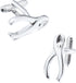 Silver Tone Pliers Cufflinks For Men With Gift Box...