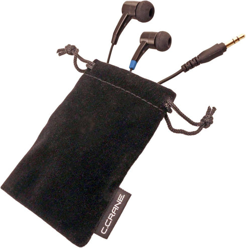 C. Crane CC Buds-Pro Full Stereo in-Ear Earbud Headphones – for Audio Books and Voice Clarity...