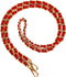 Synthetic Leather Metal Chain Replacement Interchangeable Shoulder Bag Strap Bag Accessories - 47 Inch Red...