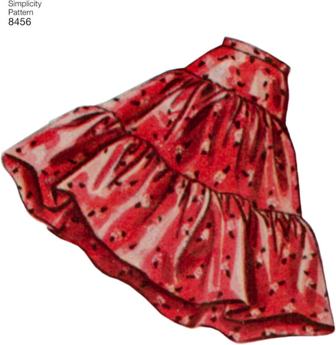 Simplicity US8456D5 1950's Fashion Women's Vintage Slip and Petticoat Sewing Patterns, Sizes 4-12...