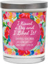 Funny Candles - I Kissed a Dog and I Liked It - Dog Mom Gifts, Grapefruit, Rose, Musk | Luxury Soy , 13.5 Oz. Jar, 10 oz Candle, Dog Lover Gifts F...