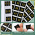 48 pieces Monthly Tabs, Adhesive Month Tabs for Planner Black Monthly Calendar Stickers Monthly Tabs for Planners Journal Notebook Office School S...