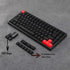 NPKC ABS 84 64 Key OEM ANSI ISO Side-lit 1.5mm Thickness Shine Through Keycap Only Keyset for YMD75 KBD75 Keycool 84 YD64 XD64 GK64 (Only Keycap)...
