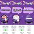 Cute Cartoon 3D Silicone Case AirPods Pro 2nd/1st Generation case with Keychain and Lanyard Cleaner kit Characters Design for Kids Boys Girls (Pur...