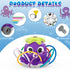 Outdoor Water Spray Sprinkler for Kids and Toddlers, Summer Outside Toys Backyard Games with 8 Wiggle Tubes, Attaches to Garden Hose Splashing Fun...