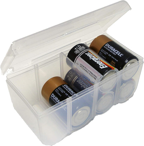 Dial Industries B330FN Battery Organizer Case 8 D Clear...