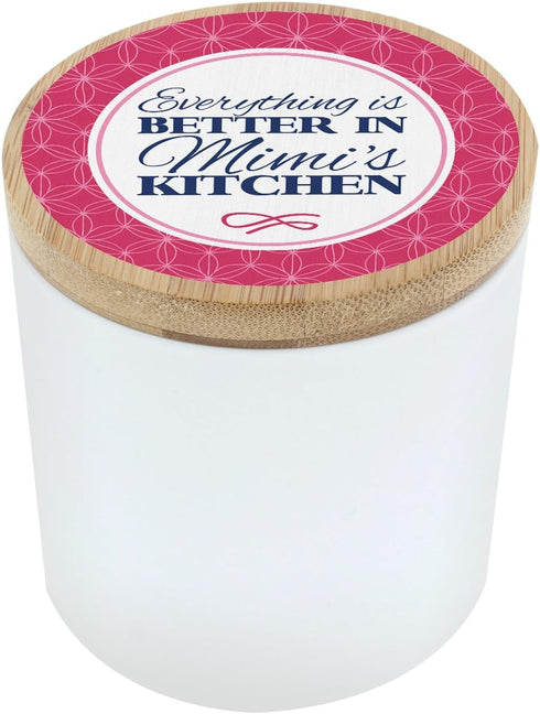 ThisWear for Mimi Grandma Everything is Better in Mimi's Kitchen Mimi Gift Seal Pot Decorative Jar Decor Mimi...