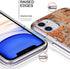 Aesthetic Vintage Collage Pattern Case Compatible with iPhone 11, Peach Collage Pattern TPU Shockproof Protective iPhone 11 case, Wireless Chargin...