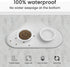 Ptlom Pet Placemat for Dogs and Cats, Non-Slip Waterproof Dog Feeding Mats Prevent Food and Water Overflow, Puppy Bowl Mat Suitable for Small, Med...