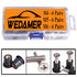 18 Pairs M4 M5 M6 Neoprene Well Nuts with Stainless Steel Screw M5 Rubber Well Nuts Kayak Brass Copper Bolts Well Nut Kit for Kayak Motorcycle Boa...