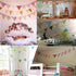10M/32Ft Triangle Bunting Banner, 36 Pcs Cotton Fabric Flags Pennant Garlands for Birthday Party, Wedding, Baby Shower, Outdoor and Home Decoratio...