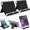 2 Pack Cell Phone Stand for Desk, Foldable Cell Phone Holder Mobile Stand Phone Dock, Adjustable Tablet Stand Holder Compatible with iPhone 12 iPh...