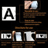 46 Pcs Letter Stencils Symbol Numbers Craft Stencils, Reusable Alphabet Templates Interlocking Stencil Kit for Painting on Wood, Wall, Fabric, Roc...