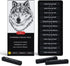 PANDAFLY Compressed Charcoal Sticks, 12 Pieces (Soft, Medium, Hard) Square Vine Charcoal Sticks for Drawing, Sketching, Shading, Charcoal Drawing ...