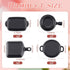 Skylety 8 Pcs Dollhouse Kitchen Accessories Dollhouse Metal Miniature Pots and Pans Mini Kitchen Stovetop Cookware Dollhouse Christmas Role Play P...