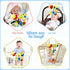 Baby Crib Hanging Rattles Toys - Infant Baby Worm Crib Bed Around Rattle Bell Cartoon Insect Spiral Hanging Toy with Ringing Bell for Infants Bed ...