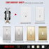 ENERLITES 30 Amp Double-Pole Toggle Light Switch, 30A 120/277V, Self-Grounding, Industrial Grade, UL Listed, 82300-W, White...