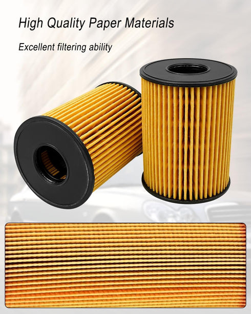 4 Pack Oil Filters Replace 26350-2S000 21513-23001 Fit for Hyundai Sonata Tucson Kia K5 Sorento Telluride 2.5L 2020 2021 2022...