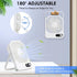 Desk Fan Battery Operated, Portable USB Rechargeable Personal Fan, 2600mAh 180° Tilt Folding Ultrathin Small Fan with 3 Speeds & Power Display for...
