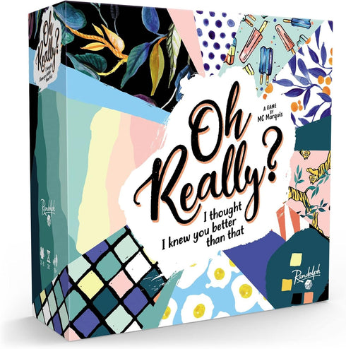 Oh Really | Conversation Game | Fun Icebreaker and Couples Game | 2 to 8 Players | 30 Minutes...