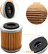 CYLETO Oil Filter for Yamaha YFM350X WARRIOR 350 1987-2004 FM350FW BIG BEAR 350 1986-1999 YFM400 BIG BEAR 400 1993-2004 WR426F 2001-2002 YAMAHA WR...
