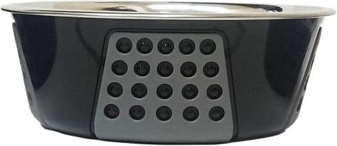 SPOT by Ethical Products - Non Slip Stainless Steel Dog Bowl Durable Dog Food and Water Pet Dish - Dishwasher Safe –Tribeca Style - Multiple Sizes...