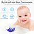 b&h Baby Bath & Room Temperature Thermometer - Digital Infant Bathtub Thermometer, Safe Toddlers Tub Time Floating Toy - Manta Ray...