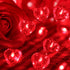 Luditek 50 LED Diamond Cut Red Heart Twinkle Fairy String Lights for Valentines Weddings Dating Garland Indoor Outdoor Home Decorations, 8 Lightin...