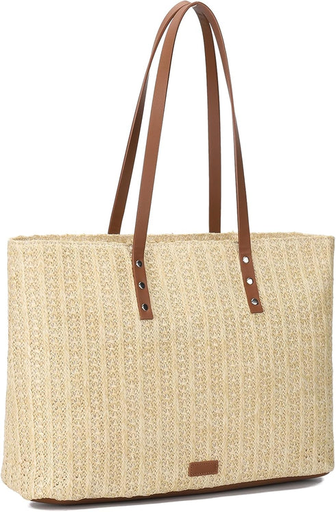 GLITZALL Summer Purses for Women 2024 Straw Tote Bag and Large Woven Summer Handbags for Vacation Beach...