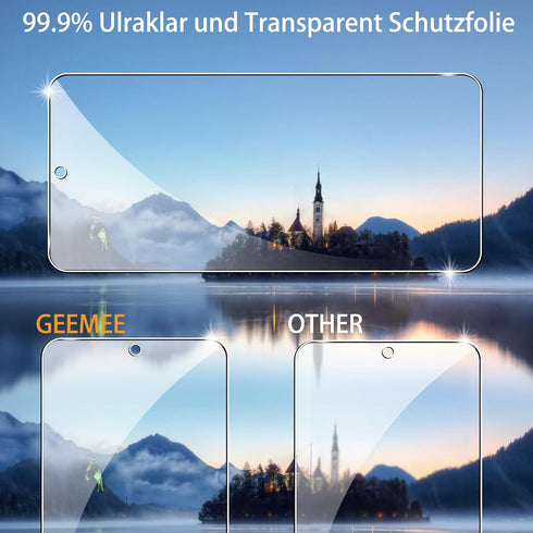 for Samsung Galaxy S24 Plus Screen Protector with Camera Lens Protector, 9H Hardness Anti-Scratch Tempered Glass flim, Case Friendly,Anti-Scratch ...
