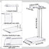 Acrylic Headphone Stand Headset Holder for Desk, Clear Acrylic Gaming Headset Stand Universal Headphone Holder for Desktop Display Office Accessor...