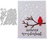 Bird Perch Net Metal Die Cuts,Spring Bird Net Tree Cutting Dies Cut Stencils for DIY Scrapbooking Album Dies Card Making Silver 10.7cm x 12.4cm4.2...