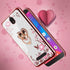 B-wishy for Blu View 2 Case for Women, Glitter Crystal Butterfly Heart Floral Slim TPU Luxury Bling Cute Protective Cover with Kickstand+Strap for...