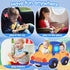 POLKRANE Busy Board with LED Light, Montessori Toys with Toggle Switch, Sensory Toys for Toddlers 1-3, Travel Toys for Educational Toddler Activit...