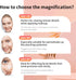 Magnifying Mirror 30X with Suction Cups, Large 6inch Travel 30X Magnified Mirror Round Makeup Mirror with High Magnification, Make up Mirror with ...