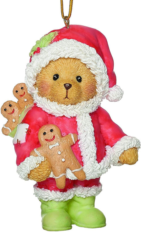 Roman 133476 Santa Suit Teddie Ornament Cherished, 3.25 inch, Multicolor...