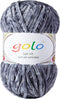 golo Chenille Yarn for Baby Blanket Yarn 3.5 oz Soft Chenille Yarn for Hand Knitting Gray Yarn...