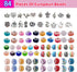 DiiuuAII Charm Bracelet Making Kit for Girls,142 Pcs DIY Charm Bracelet Jewelry Making Kit, Gift Packaging Available As Christmas Gift,with a Port...