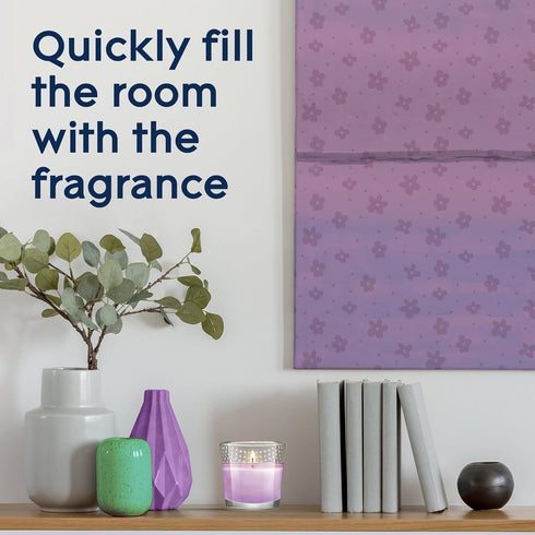 Glade Candle Jar, Air Freshener, Happy-Go-Lilac, 3.4 oz...