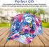 SAGEFINDS Watercolor Floral Print Baseball Cap | All-Over Print | Fashion Accessory | 100% Polyester | Adjusts to Fit Most...