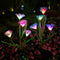 Solar Garden Flower Lights?LED Solar Powered Stake Landscape Lights?Outdoor Waterproof Decorative Lights for Yard,Patio,Lawn,Pathway Decoration (2...