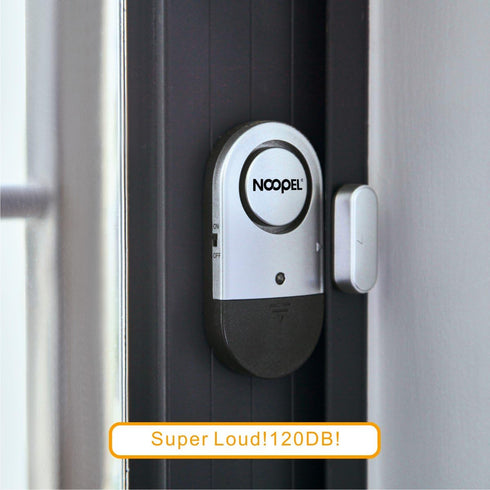 Door Window Alarm 2 Pack Noopel Home Security Sensor Burglar Anti-Theft 120DB Alarm with Batteries Included - DIY Easy to Install (2)...