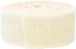 CleverDelights 2.5" Ivory Burlap Ribbon - Wired Edges - 25 Yards - Jute Burlap Fabric...