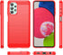 M MAIKZI Cellular Phone Case for Samsung Galaxy A23, Red Brushed TPU, with HD Screen Protector...