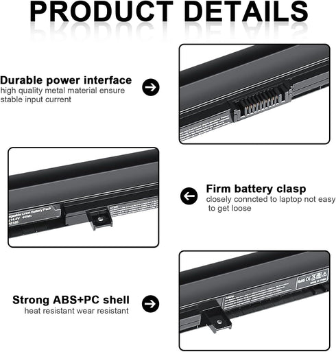 TSKYBEAR New PA5185U-1BRS Laptop Battery Replacement for Toshiba Satellite C50 C55 C55D C55T L55 L55D L55T Series fit C55-B5200 C55-B5270 C55D-B53...