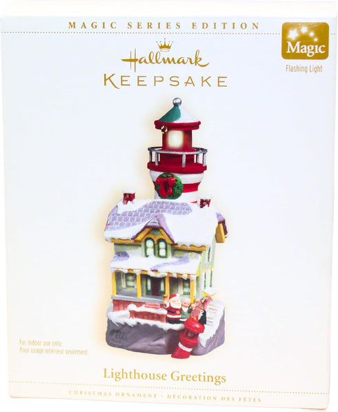 Lighthouse Greetings 10th in Series 2006 Hallmark Ornament QX2396...