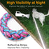 6ft Small Dog Leash, Reflective Dog Leash, Lightweight Nylon Rope Braided Dog Training Leash Walking Cute Puppy Dog Lead (1/3", pink dog lead)...