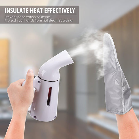 Garment Steamer Ironing Gloves Mitt Anti Steam Gloves Durable Heat Resistant Waterproof Protective Ironing Glove for Steaming Clothes...